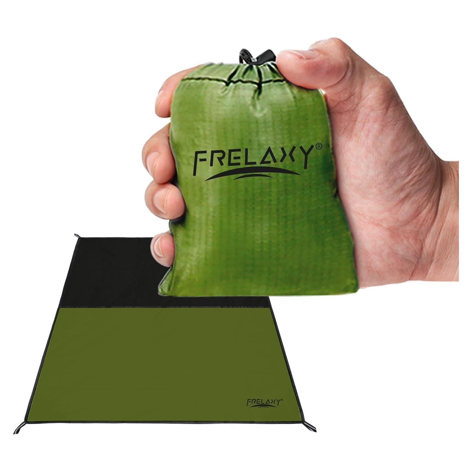 Manta de Picnic Frelaxy 71x119 cm Impermeable Verde Militar
