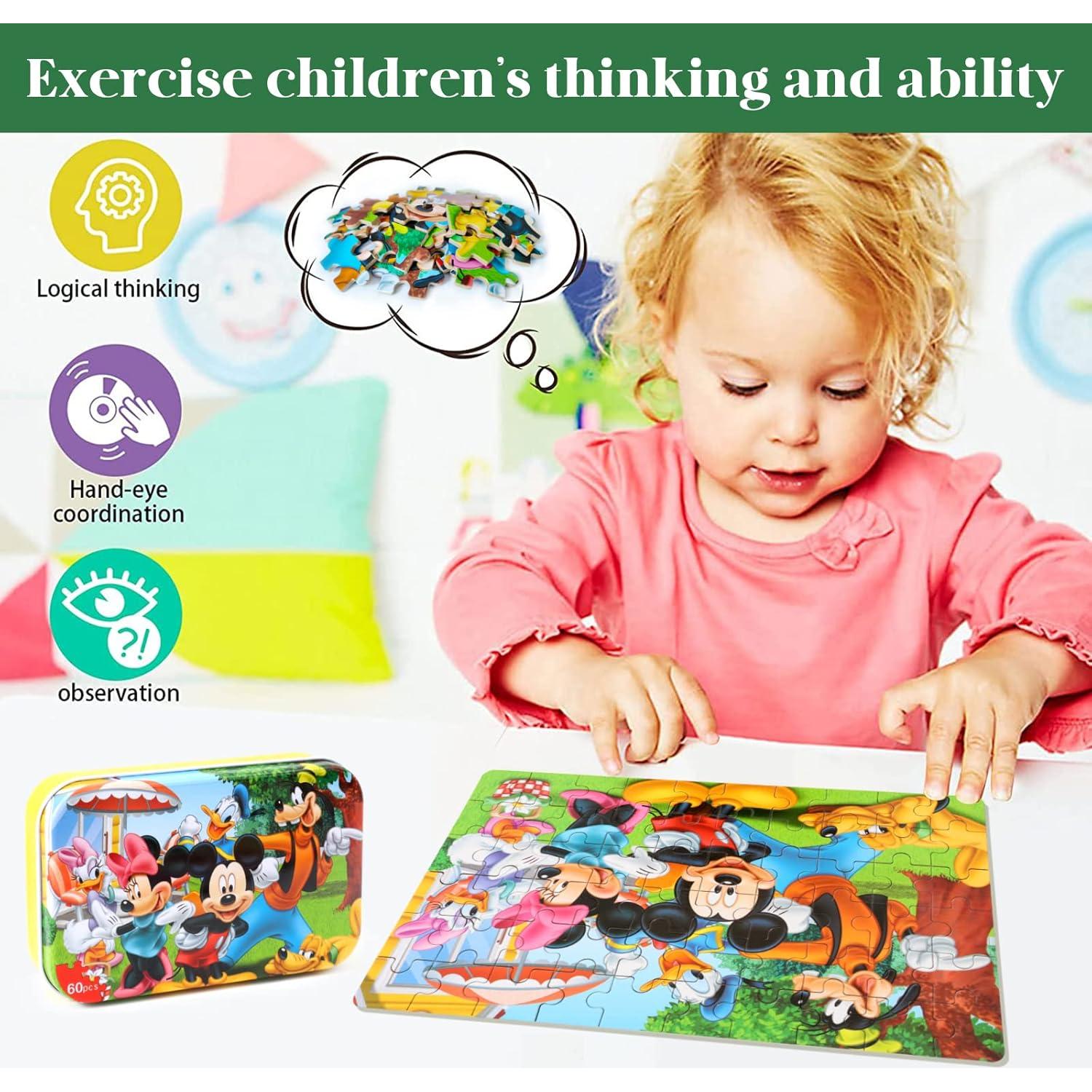 Rompecabezas 60 Piezas MZZOTOY para Niños 4-8 Años