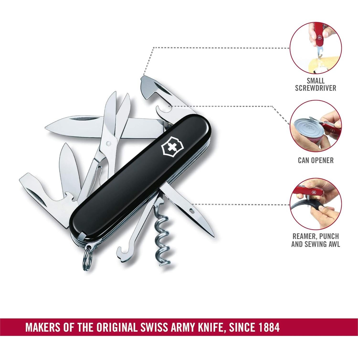 Cuchillo Suizo Victorinox Climber 14 Funciones Negro