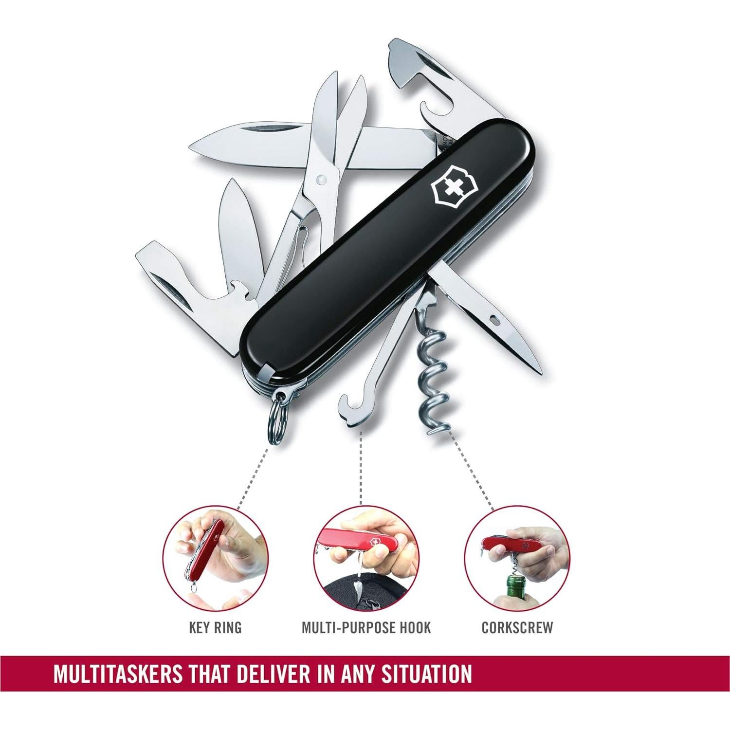 Cuchillo Suizo Victorinox Climber 14 Funciones Negro