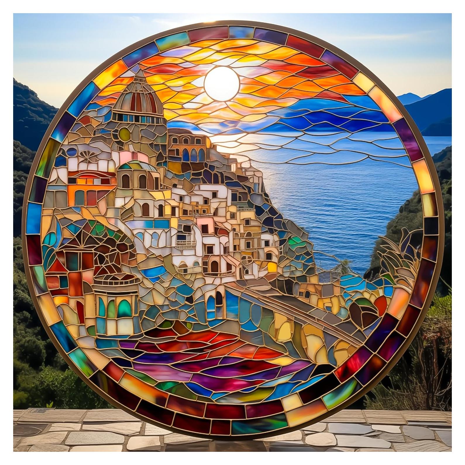 Rompecabezas Bgraamiens 1000 Piezas Cinque Terre Atardecer