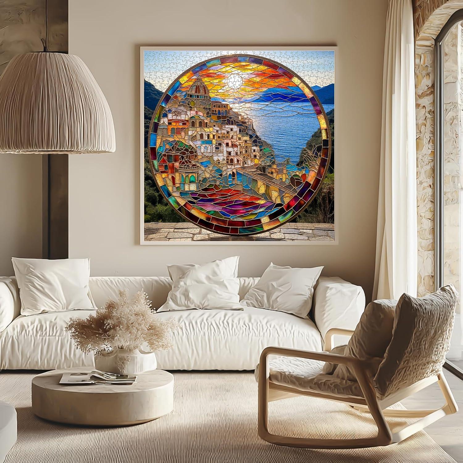 Rompecabezas Bgraamiens 1000 Piezas Cinque Terre Atardecer