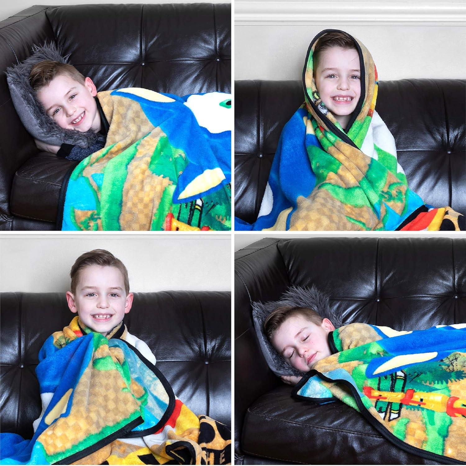 Manta de Micro Raschel Franco Sonic The Hedgehog 116x152 cm