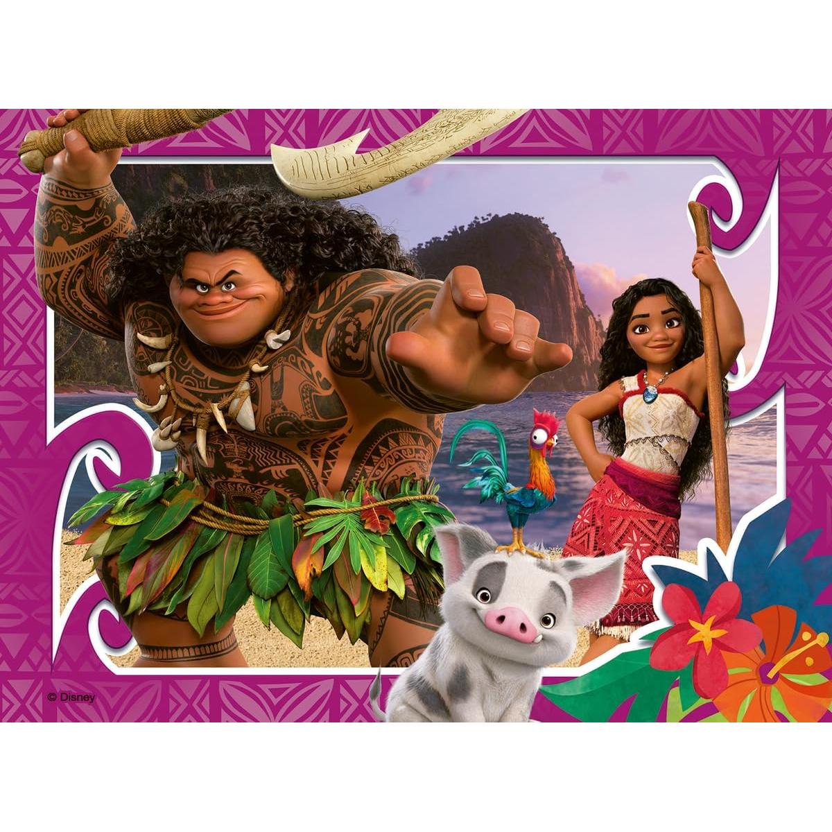 Rompecabezas Ravensburger Moana 2 - 4 en 1 para niños
