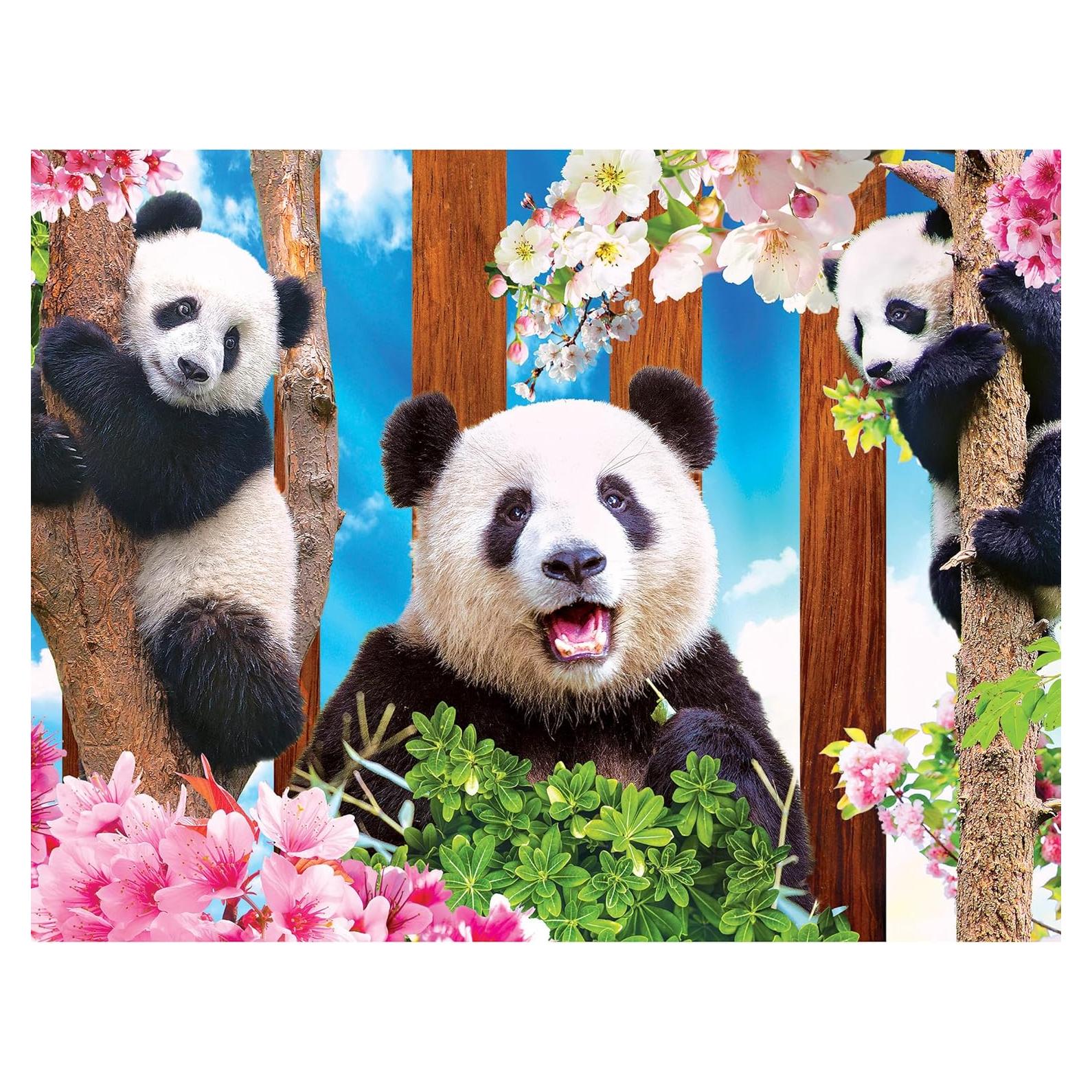 Rompecabezas Kodak Premium 100 Piezas Panda Playtime