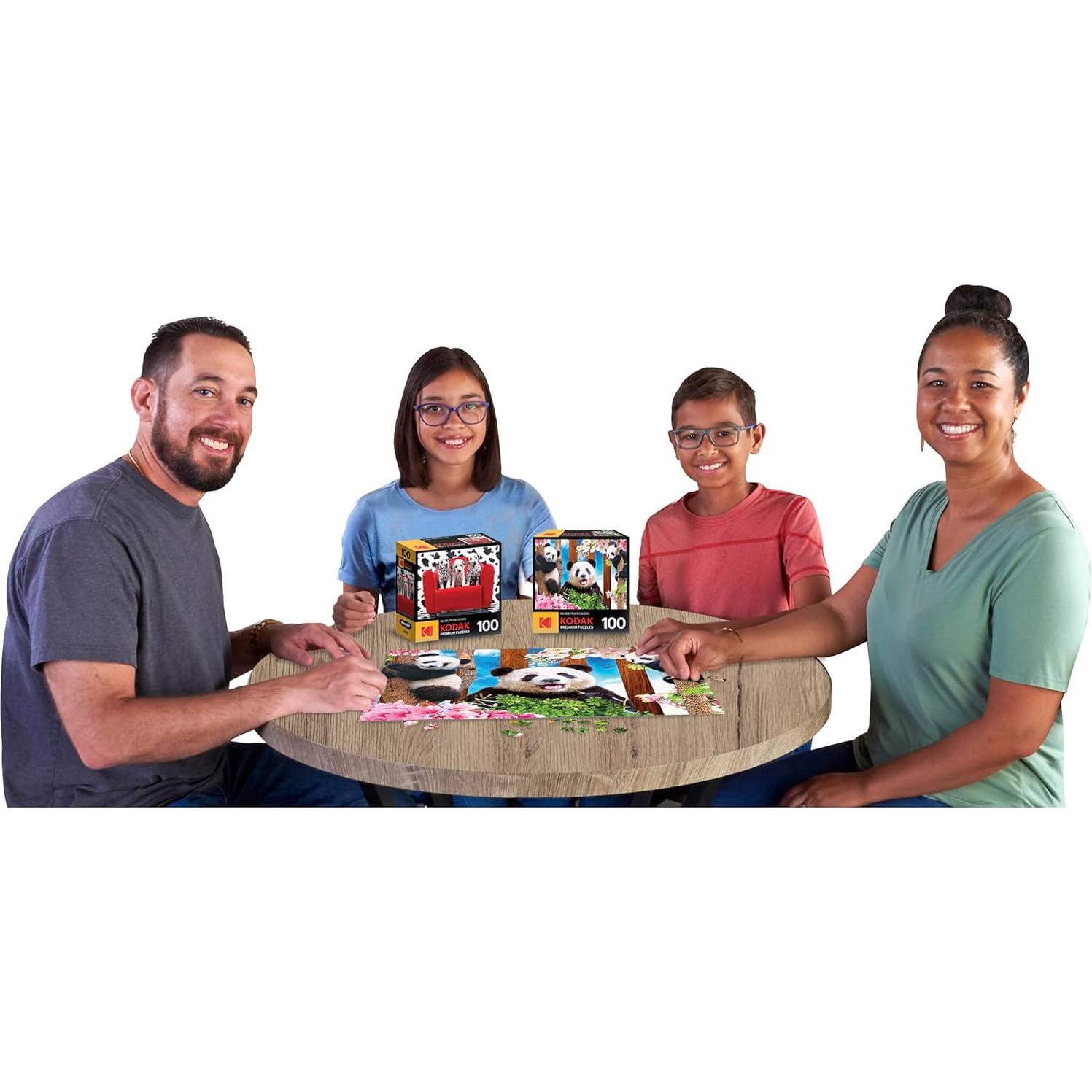 Rompecabezas Kodak Premium 100 Piezas Panda Playtime