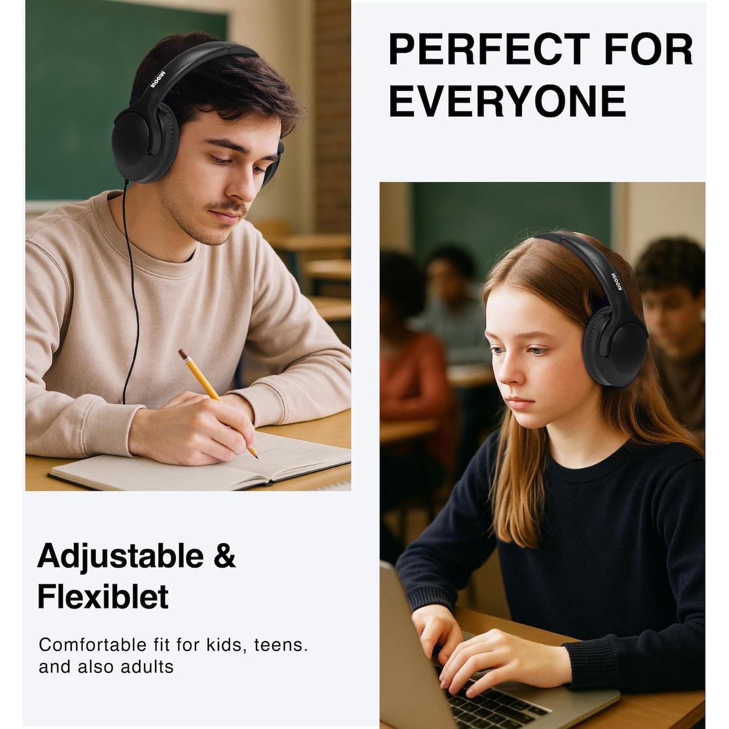 Auriculares con cable MIDOLA Hi-Fi plegables negros 269g