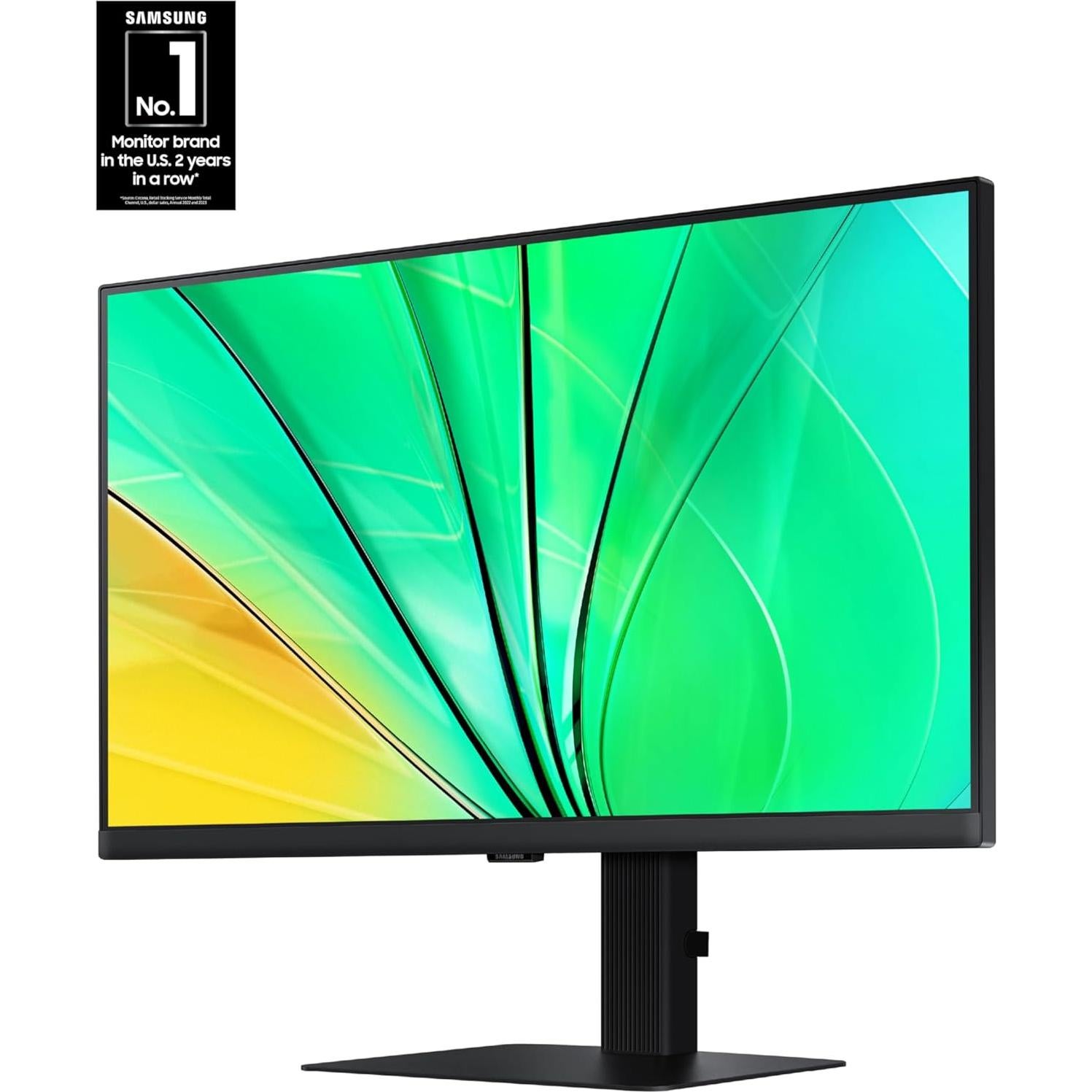 Monitor Samsung 24" QHD S60D 100Hz HDR10 Ajustable