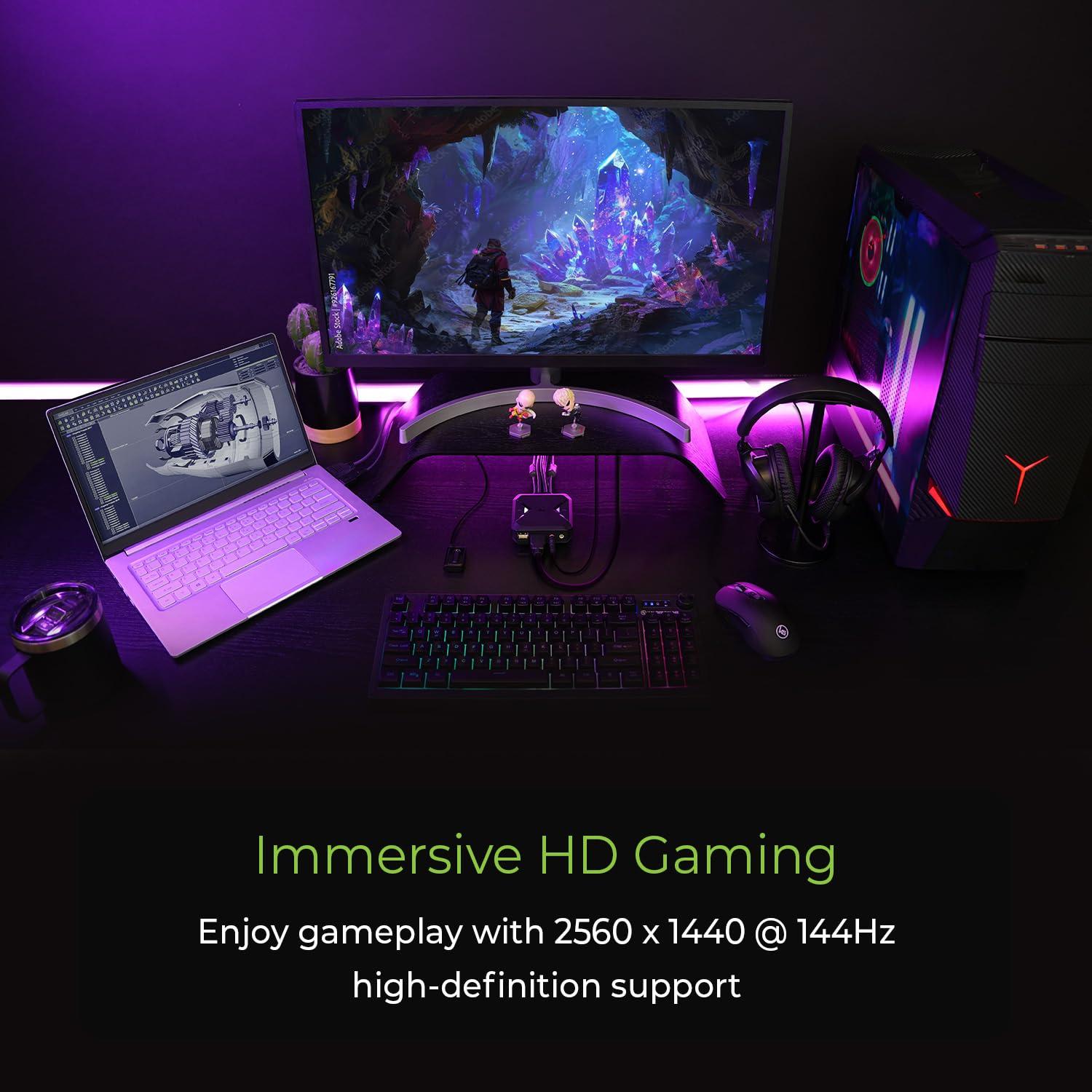 Interruptor KVM USB HDMI IOGEAR GCS92HU 4K 2 Puertos