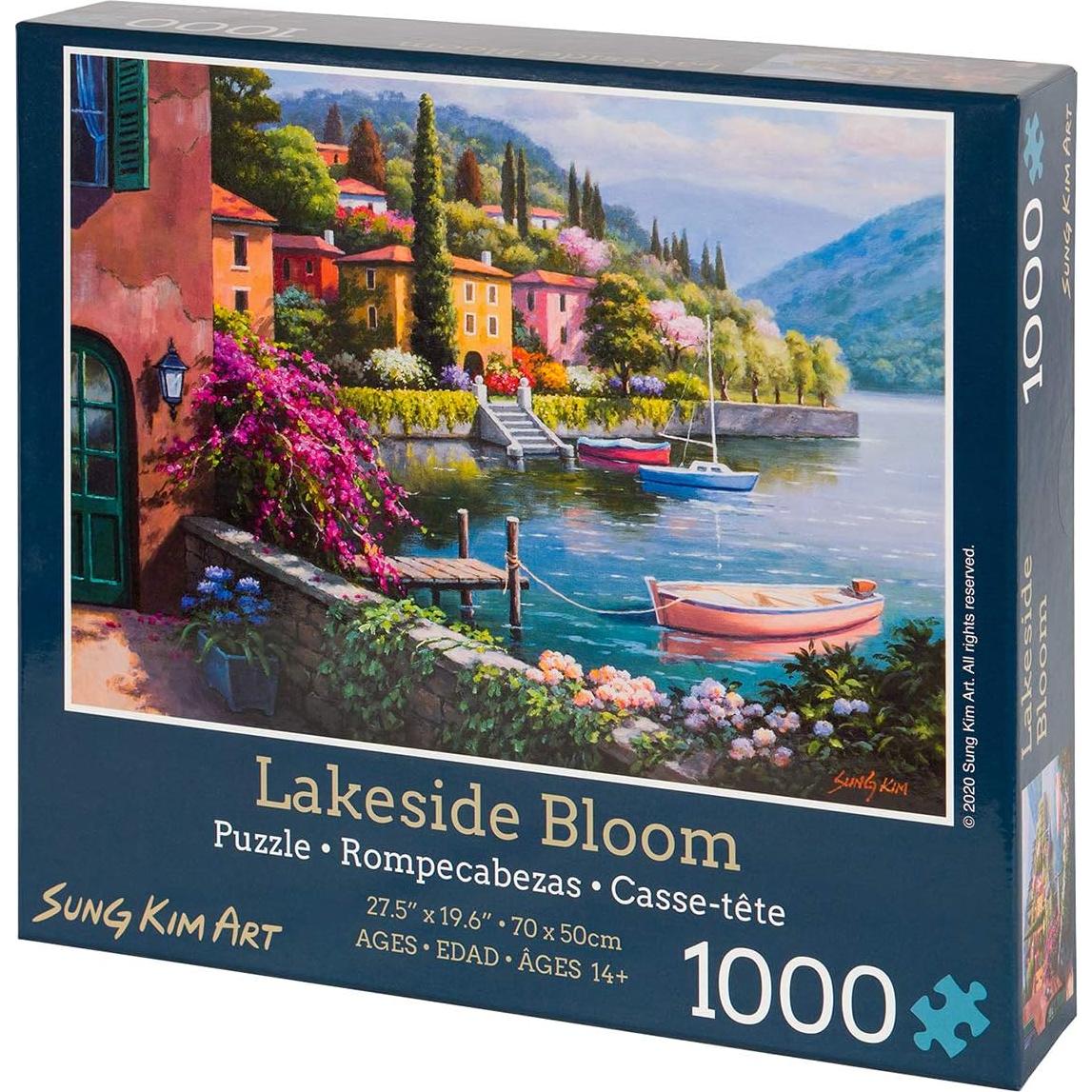 Rompecabezas 1000 Piezas Sung Kim Lago en Flor