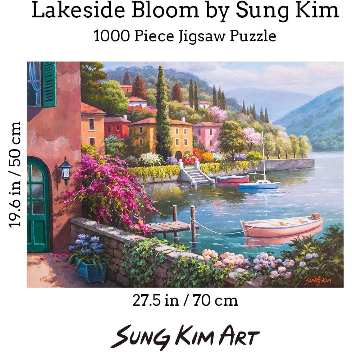 Rompecabezas 1000 Piezas Sung Kim Lago en Flor