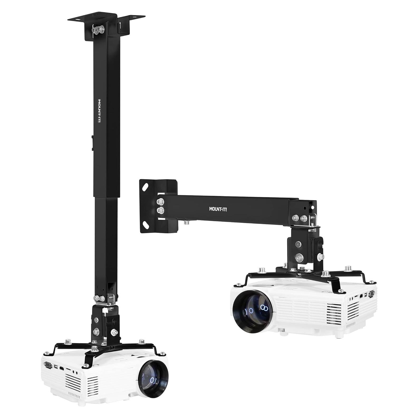Soporte de Proyector Mount-It! Ajustable 18kg Negro