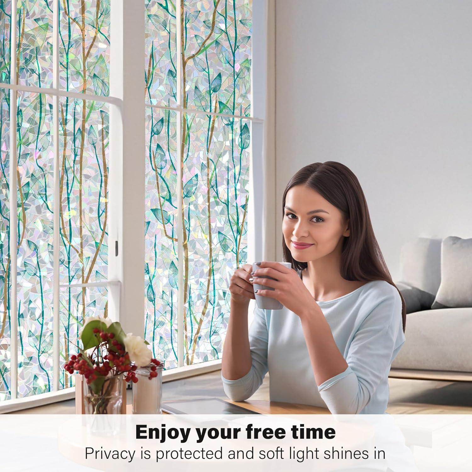 Película de Privacidad Kromapolis 44.5x200 cm Efecto Vitral