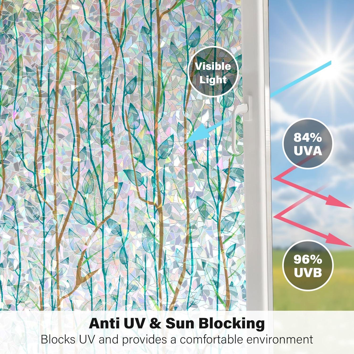 Película de Privacidad Kromapolis 44.5x200 cm Efecto Vitral