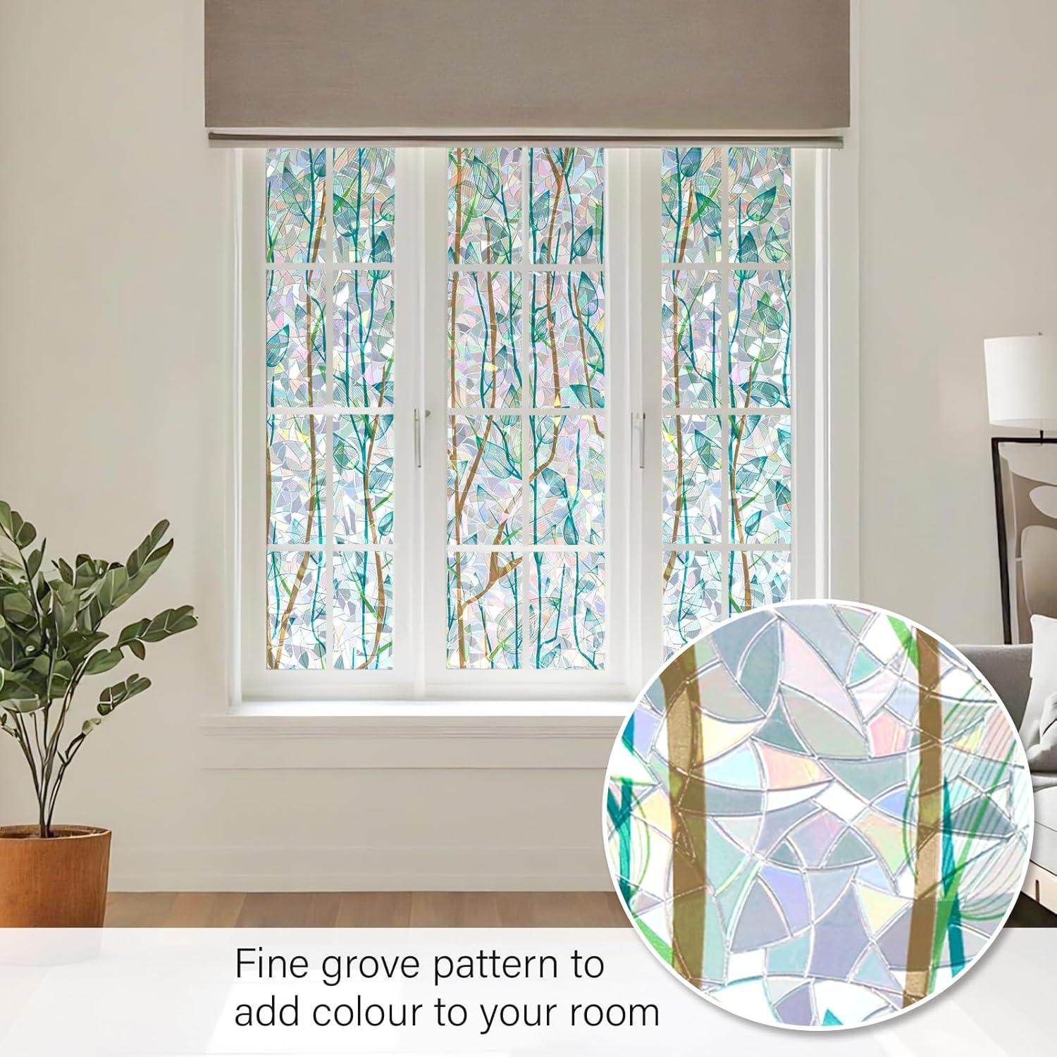 Película de Privacidad Kromapolis 44.5x200 cm Efecto Vitral