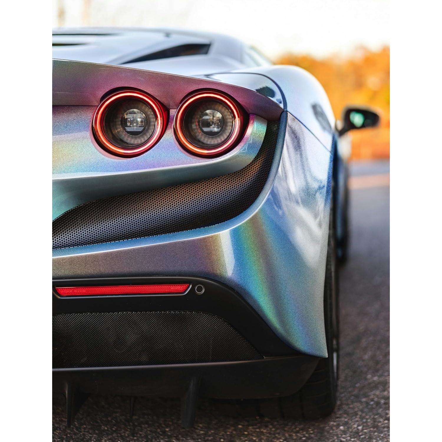 Vinilo VViViD Ultra Gloss Plateado Arcoíris 30.48x152.4cm