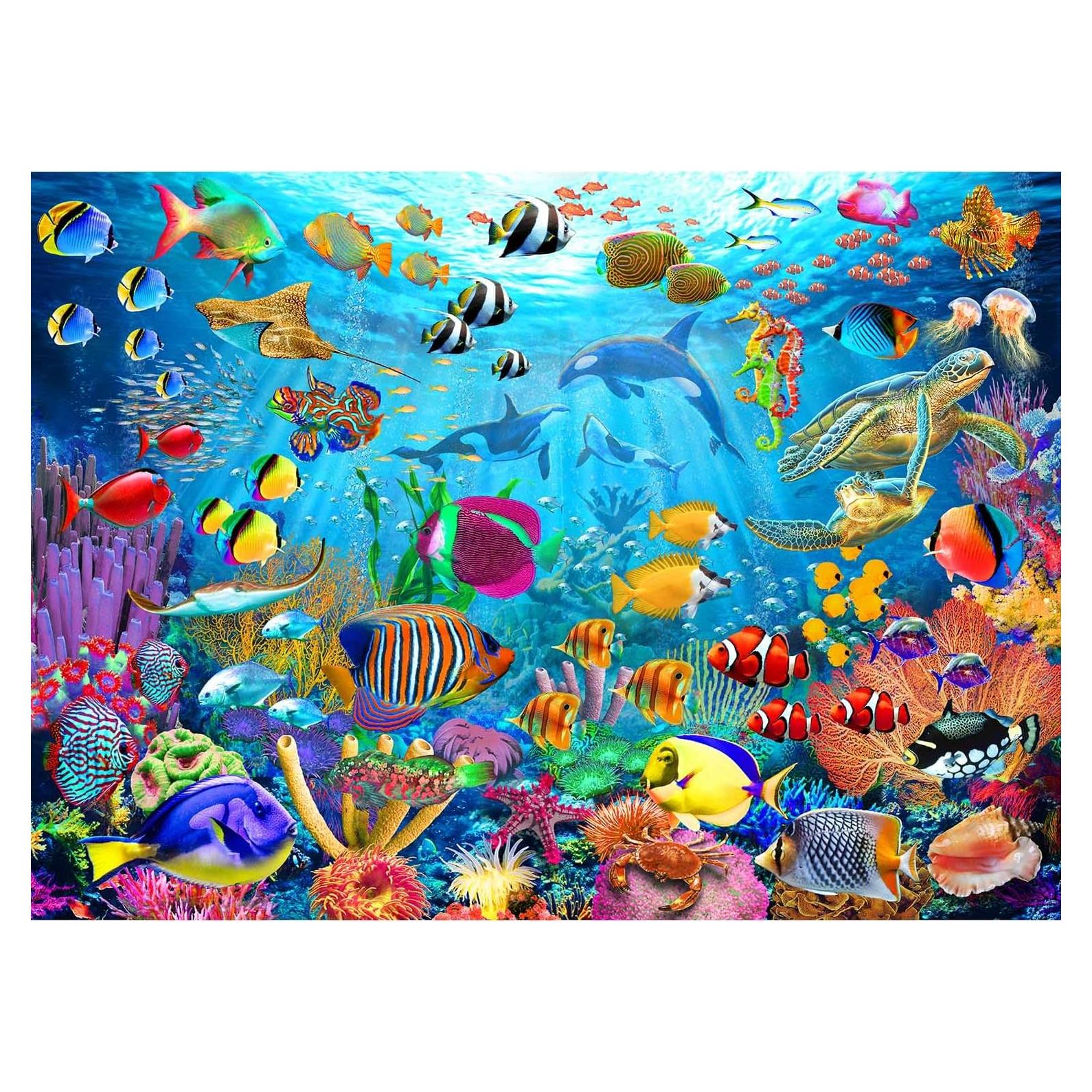 Rompecabezas 200 Piezas Unolidrom Mundo Submarino 49 cm