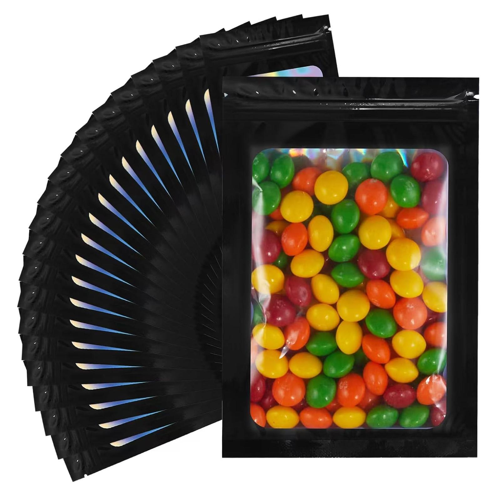 Paquete de 100 Bolsas Mylar Reutilizables Piadis 6.1x9.9 cm