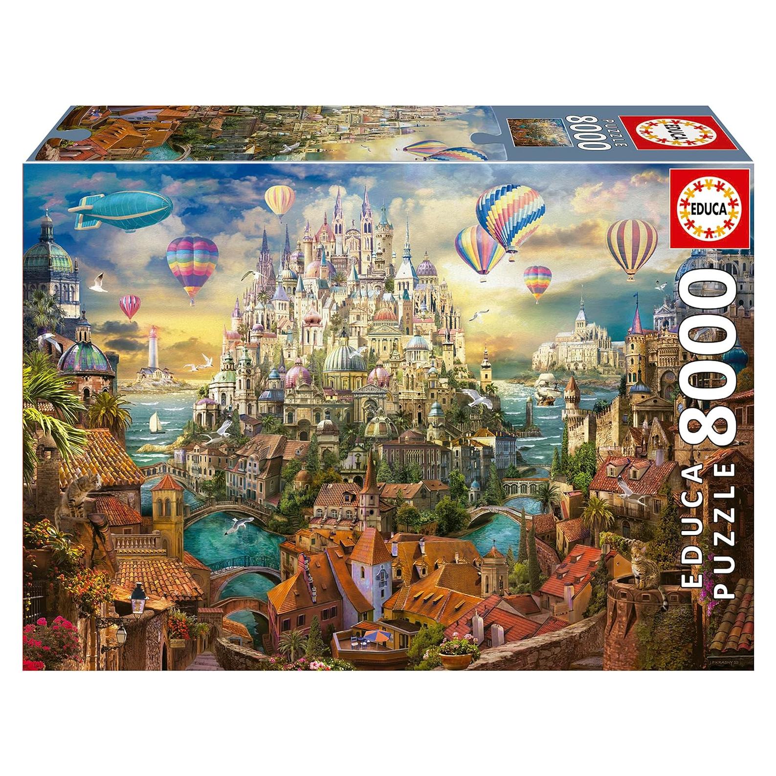 Rompecabezas 8000 Piezas Educa Ciudad de los Sueños 192x136cm