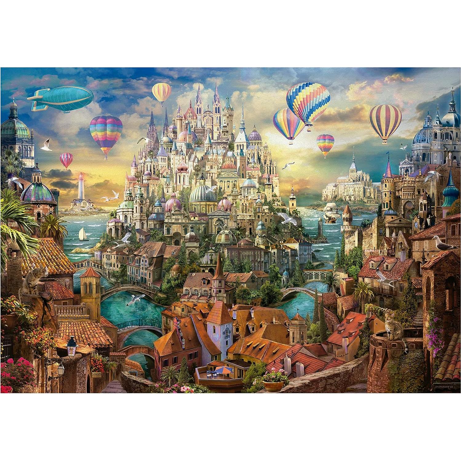 Rompecabezas 8000 Piezas Educa Ciudad de los Sueños 192x136cm