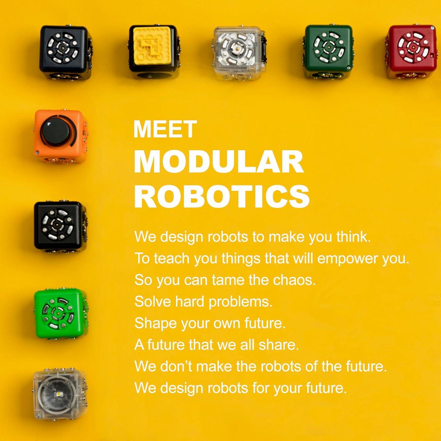 Bloques Robot CUBELETS Robótica Modular - Kit STEM 5 Cubos 4+ Años