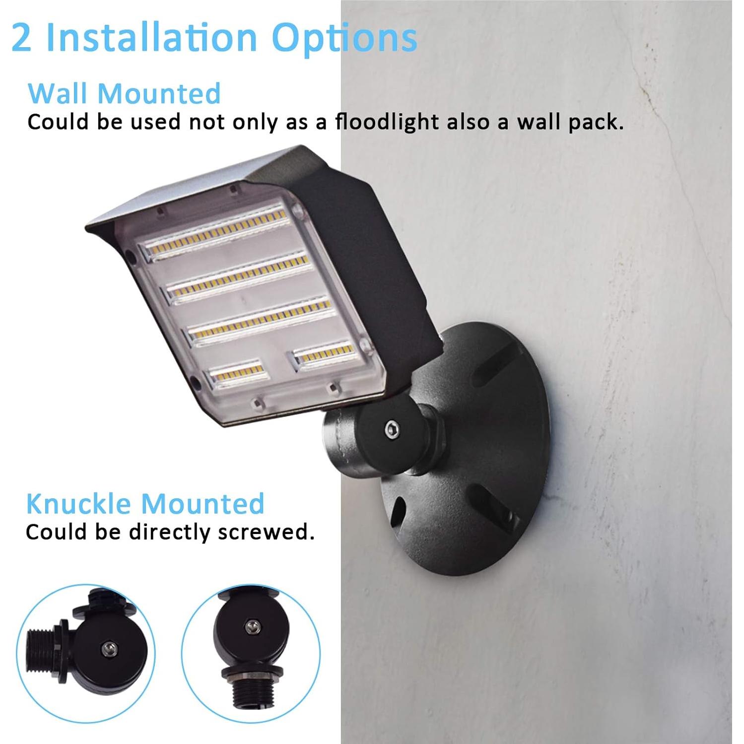 Luz de Inundación LED 30W SZGMJIA con Fotocélula 4050lm