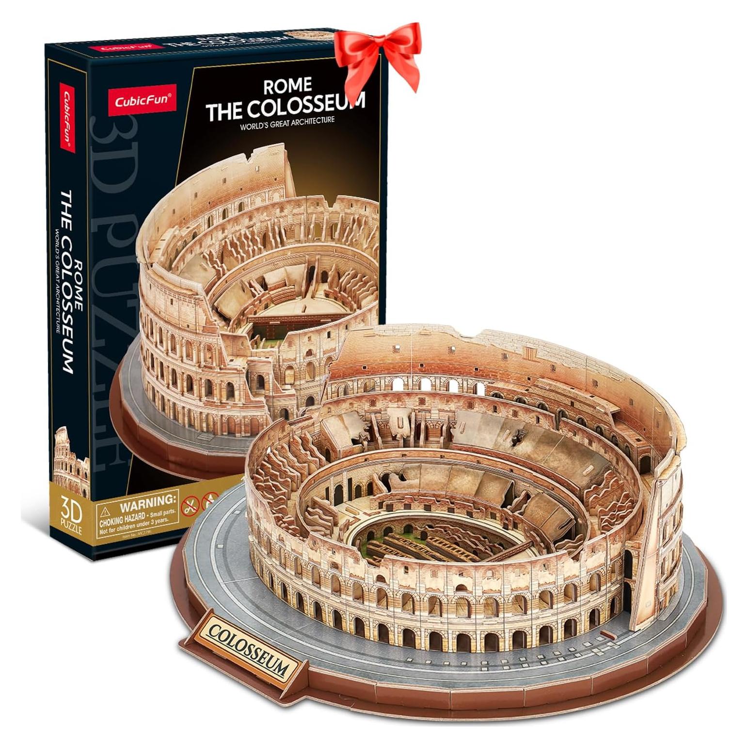 Rompecabezas 3D CubicFun Coliseo Roma 163 Piezas