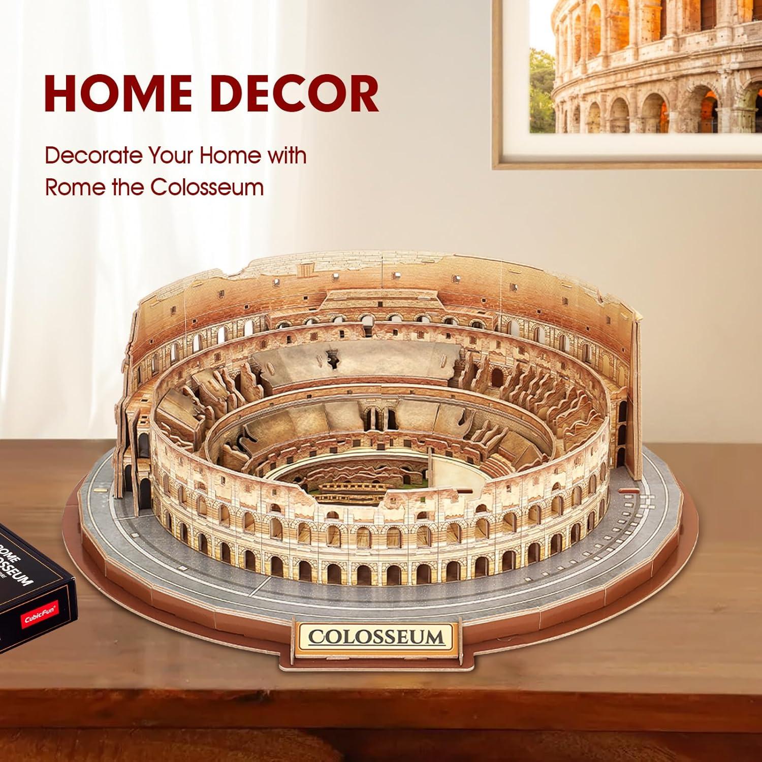 Rompecabezas 3D CubicFun Coliseo Roma 163 Piezas