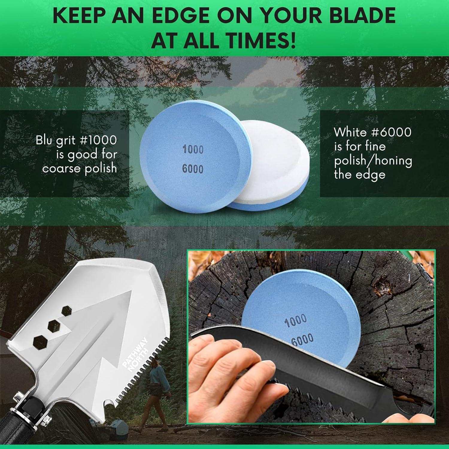 Pala de Supervivencia Plegable Pathway North con Linterna