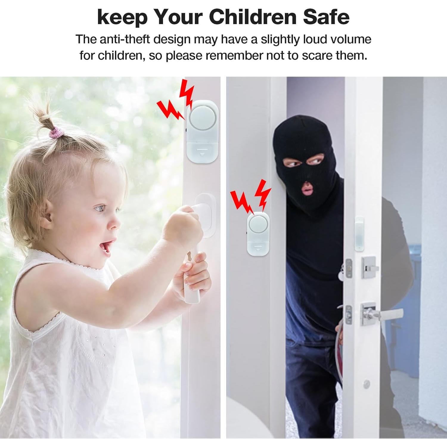 Alarma de Puerta y Ventana WimuPath 90dB - 2 Paquete