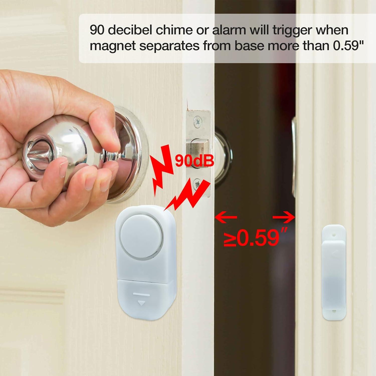 Alarma de Puerta y Ventana WimuPath 90dB - 2 Paquete