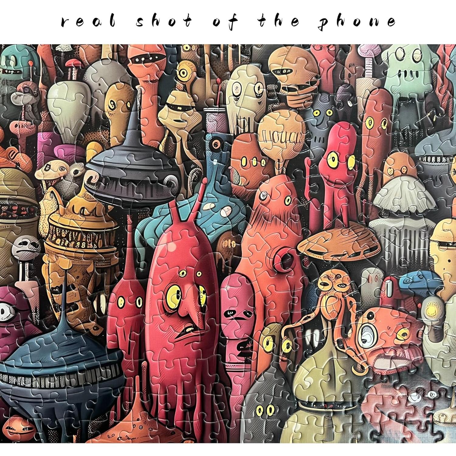 Rompecabezas Naturelish Monstruo 1000 Piezas 67.56x48.77cm