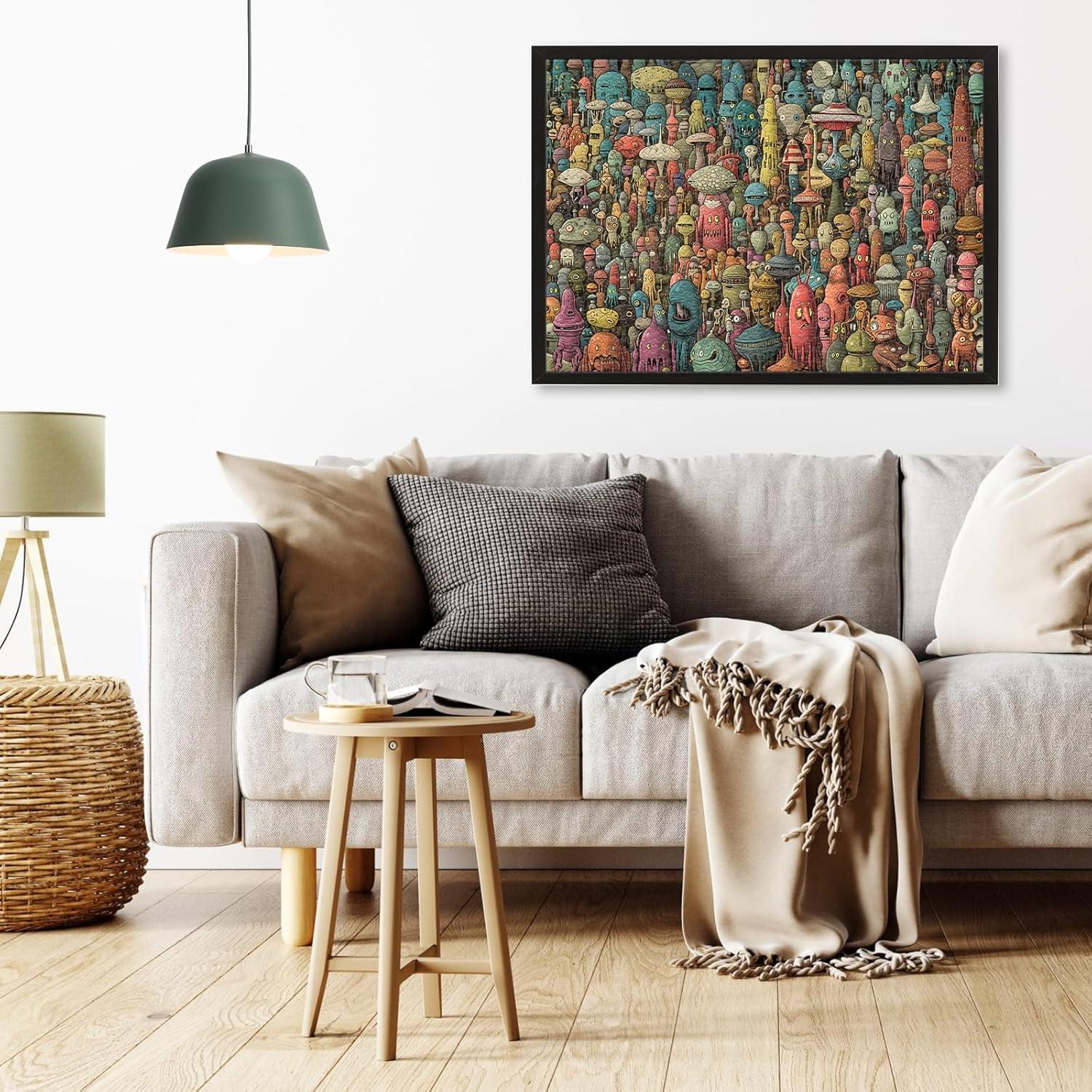 Rompecabezas Naturelish Monstruo 1000 Piezas 67.56x48.77cm