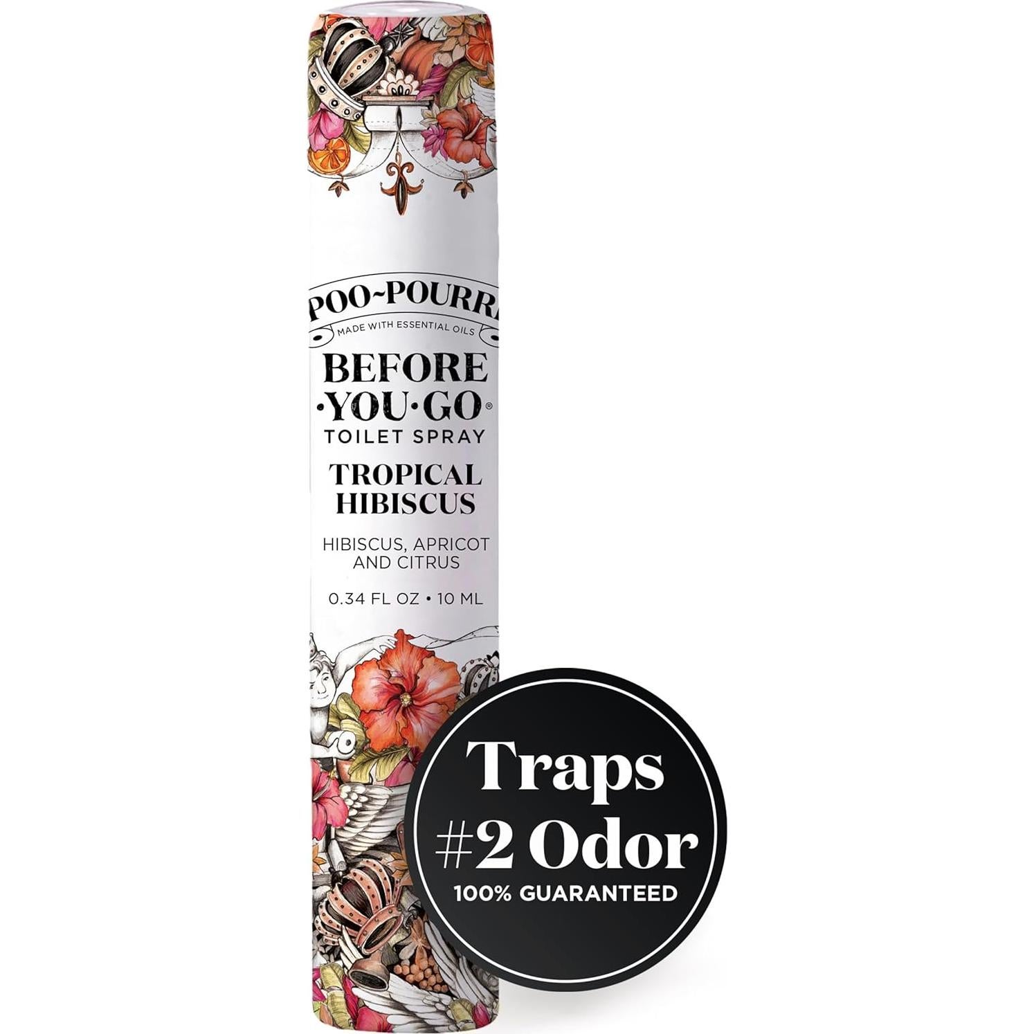 Poo-Pourri Spray de Inodoro Hibisco Tropical 10 mL - Viaje