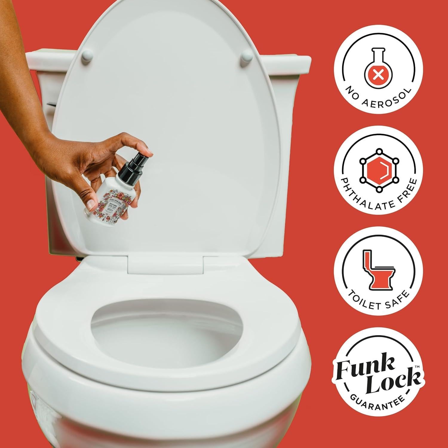 Poo-Pourri Spray de Inodoro Hibisco Tropical 10 mL - Viaje