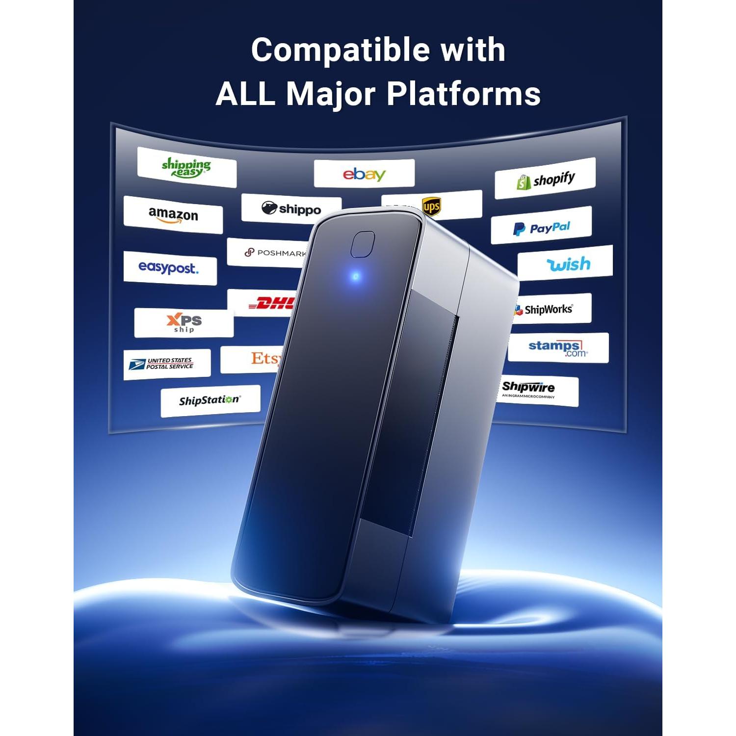 Impresora de Etiquetas Térmicas Bluetooth WCZ 4x6 Inalámbrica