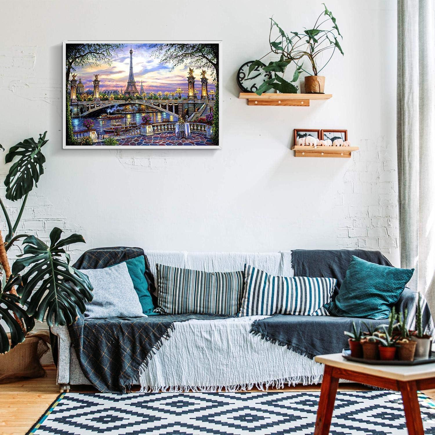 Rompecabezas de Madera 1000 Piezas Torre Eiffel 75x50cm