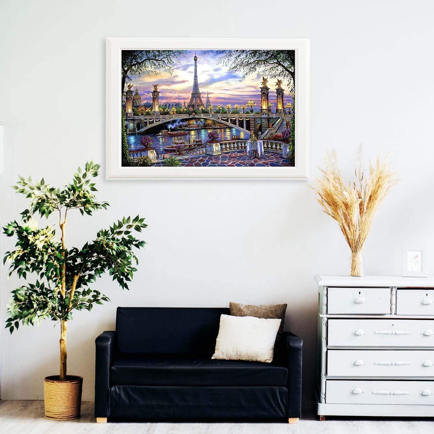 Rompecabezas de Madera 1000 Piezas Torre Eiffel 75x50cm