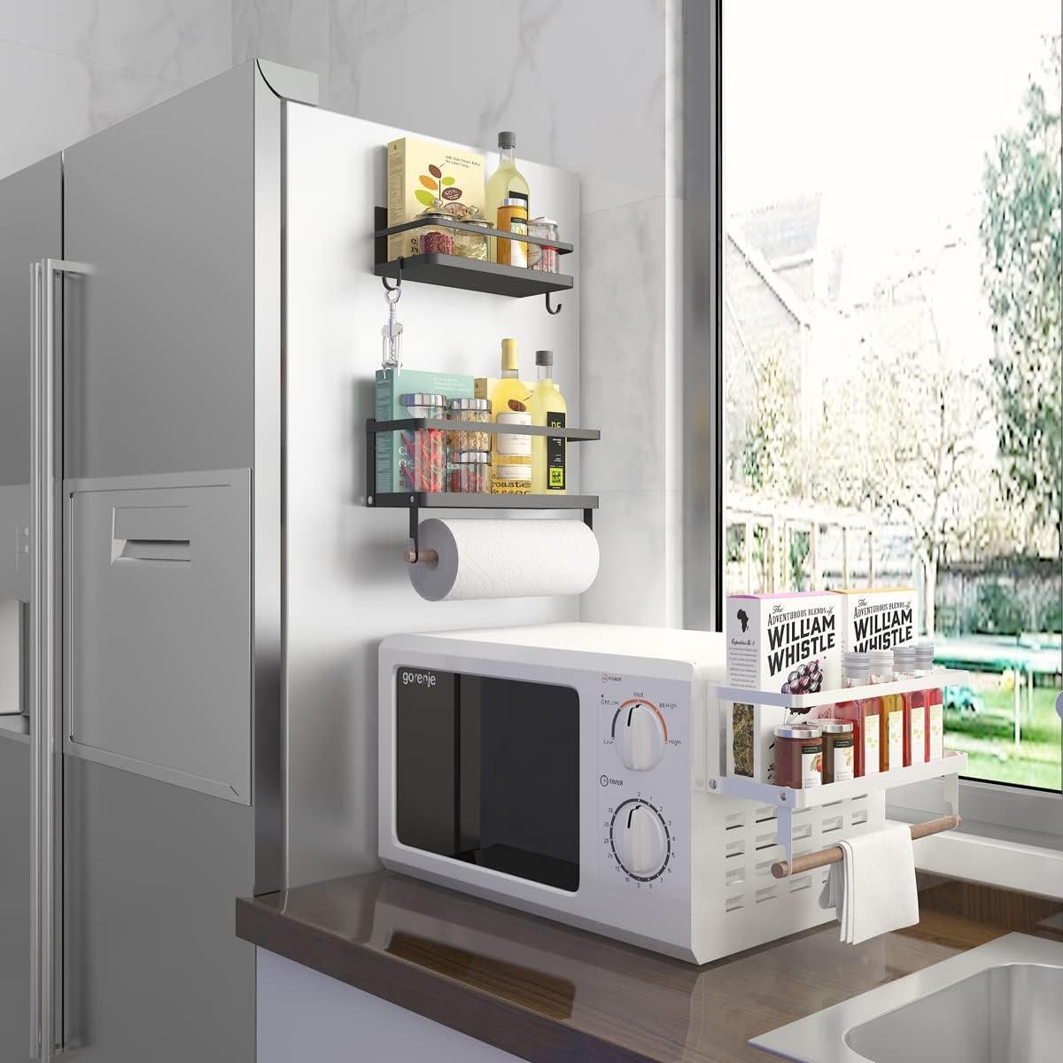 Soporte Magnético para Toallas de Papel Hoopoton - Negro