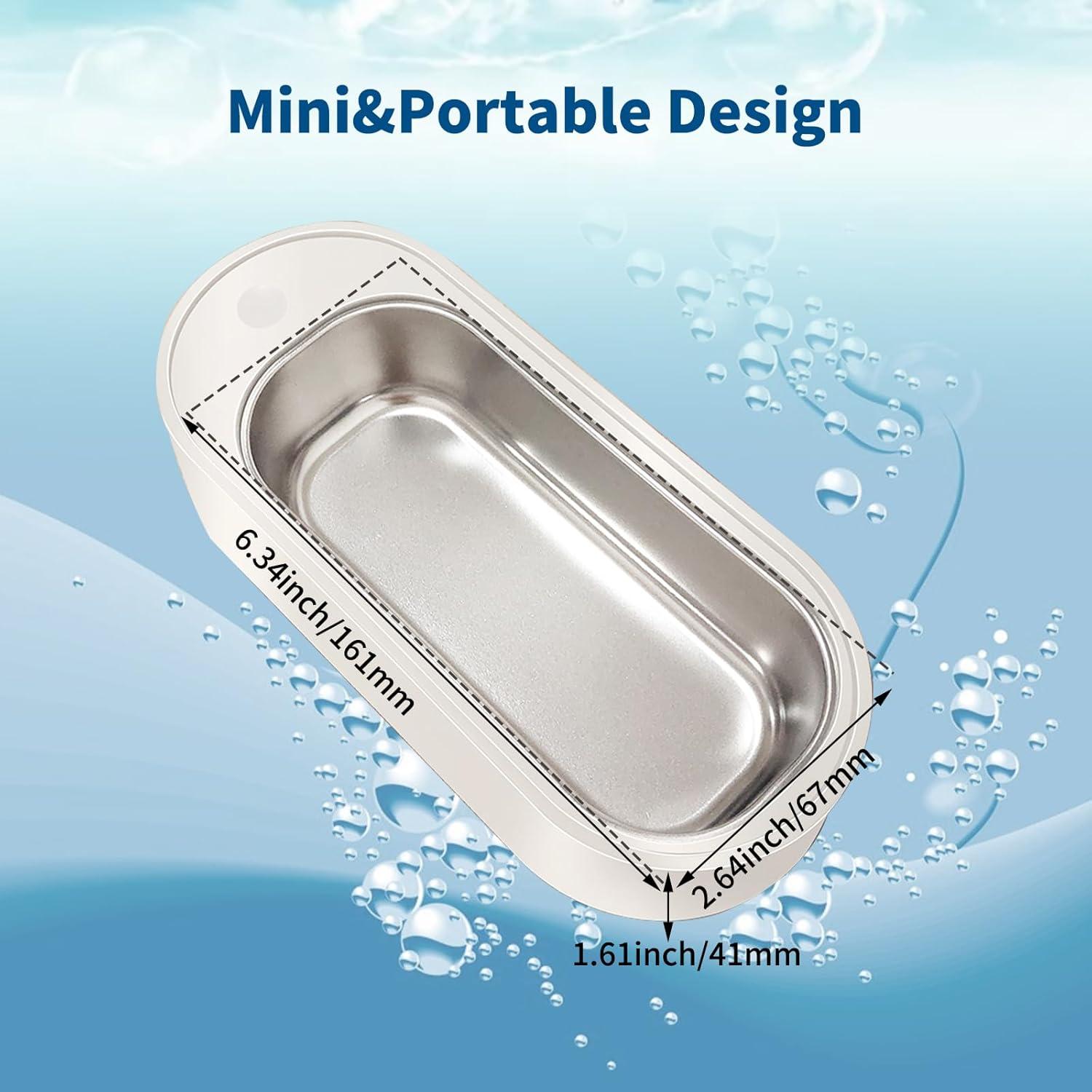 Limpiador Ultrasónico de Joyería XIAOLUOBO 440ML 43kHz