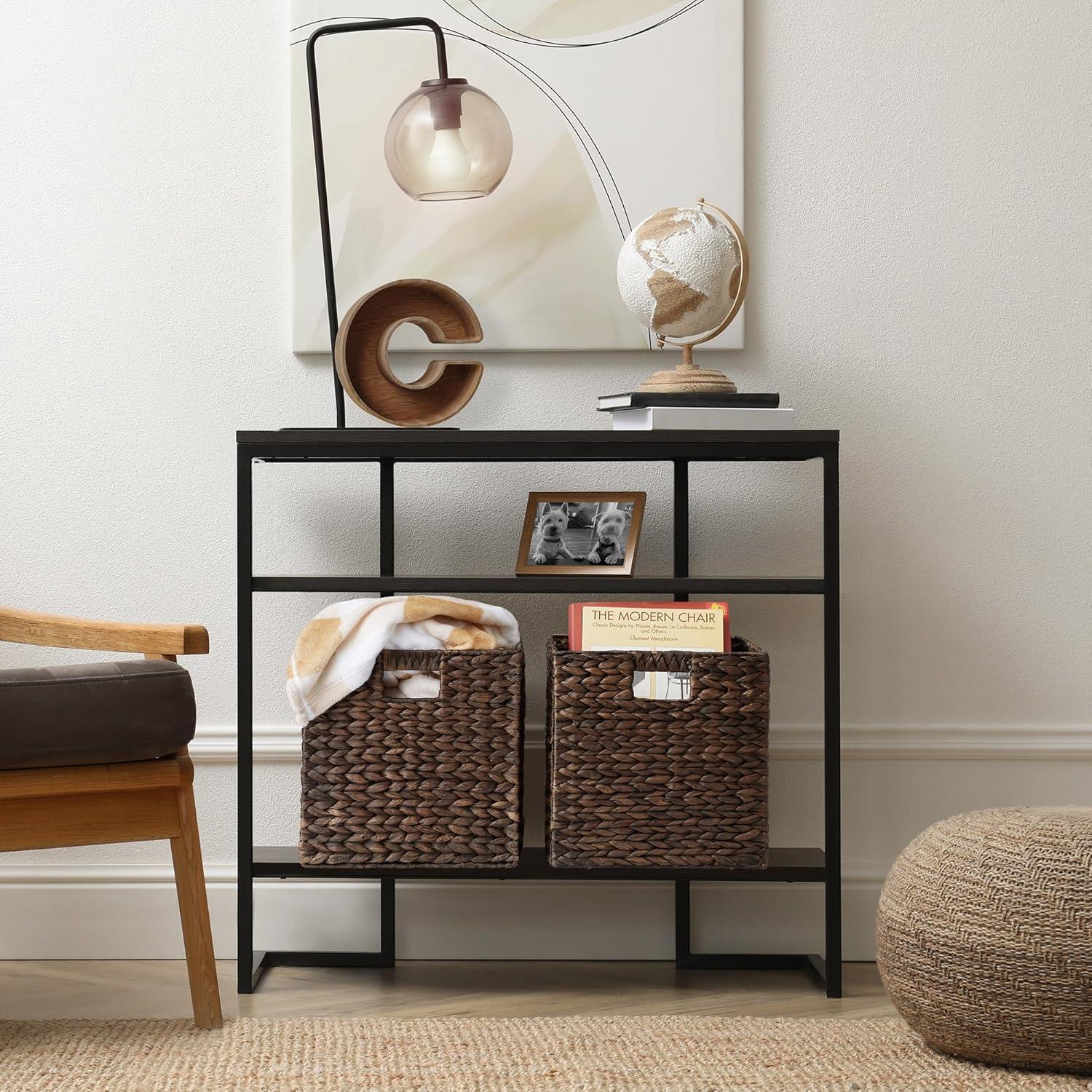 Set de 2 Cestas de Almacenamiento Casafield 30.48 cm Espresso