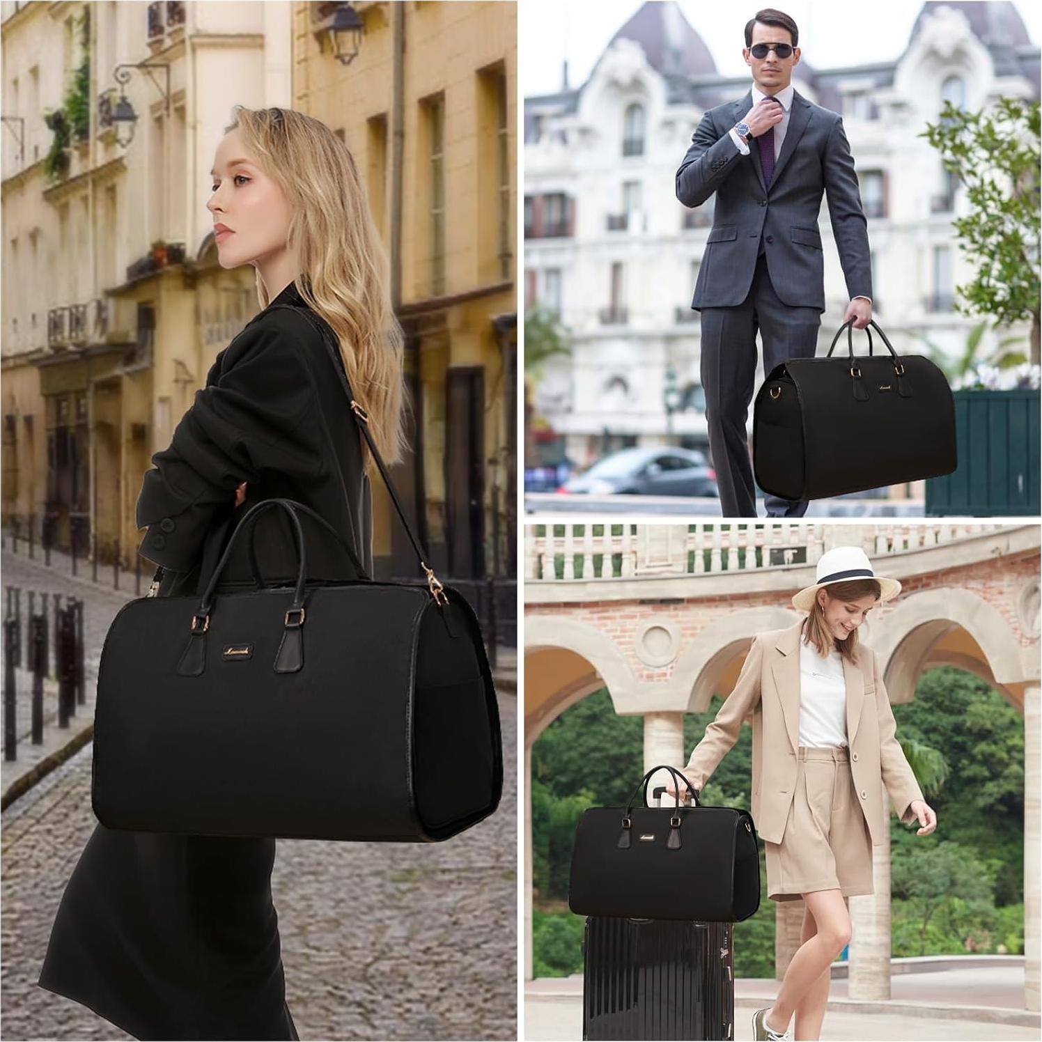 Bolsa de Ropa LOVEVOOK 3 en 1 para Viaje - Negro