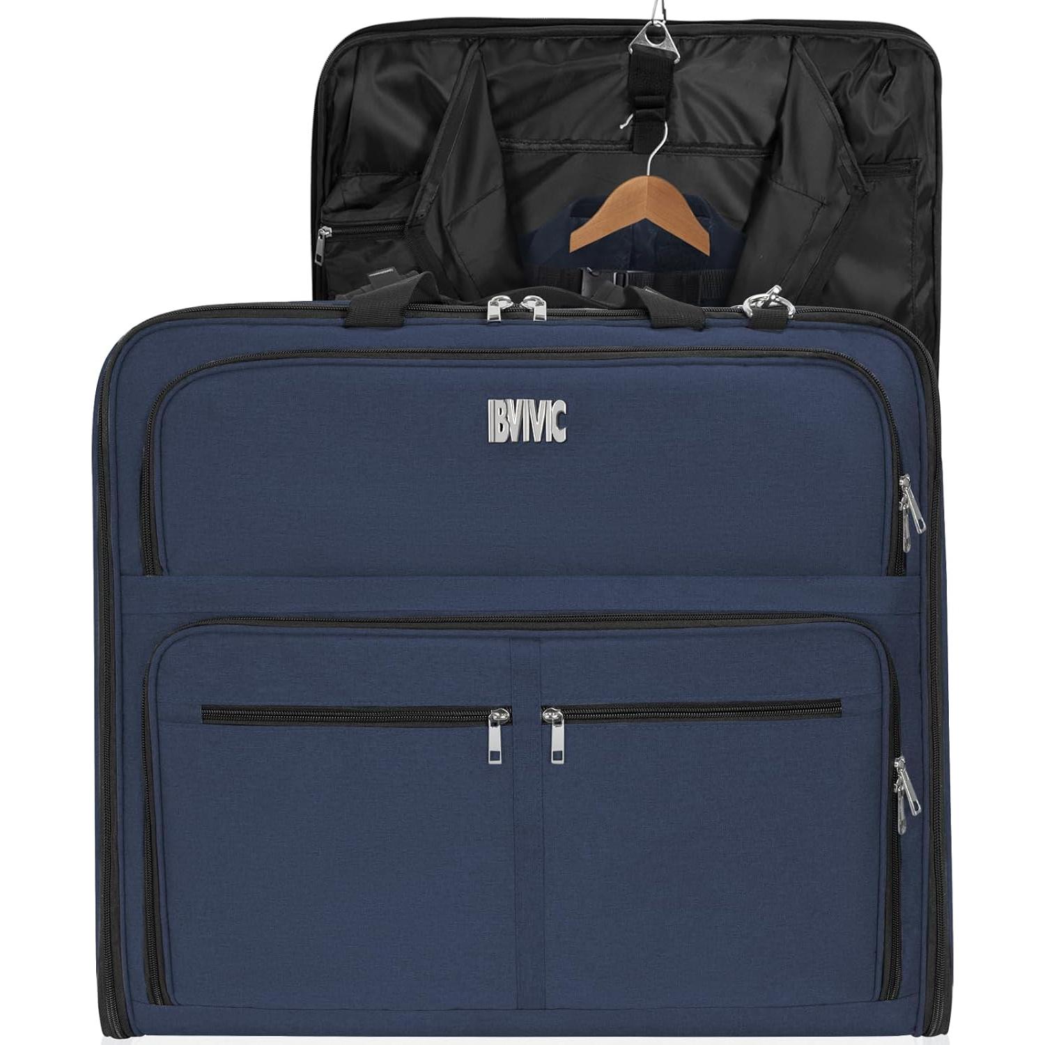 Bolsa de Ropa de Viaje Oxford Azul 41.3" con Compartimentos