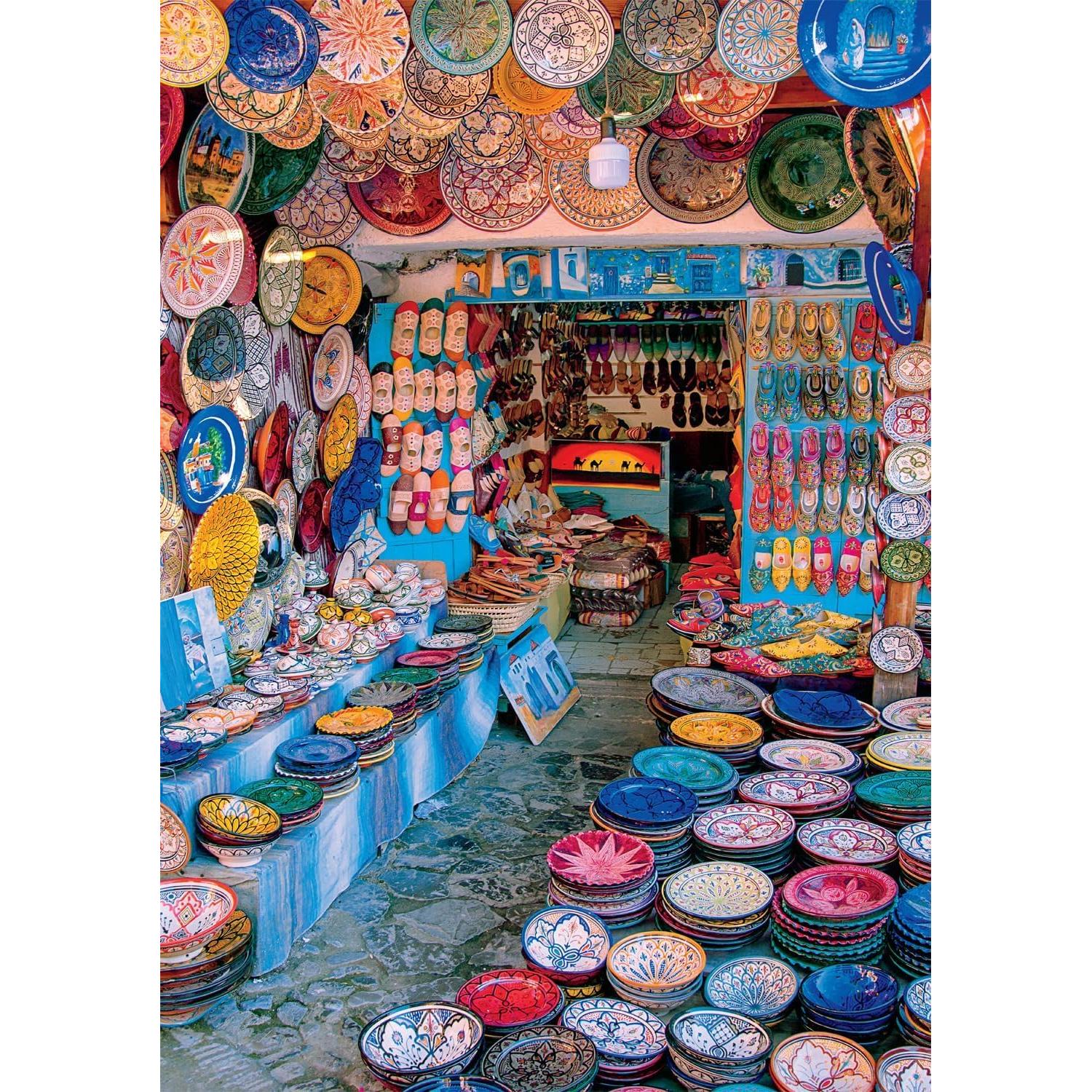 Rompecabezas 500 Piezas Buffalo Games Chefchaouen Marruecos