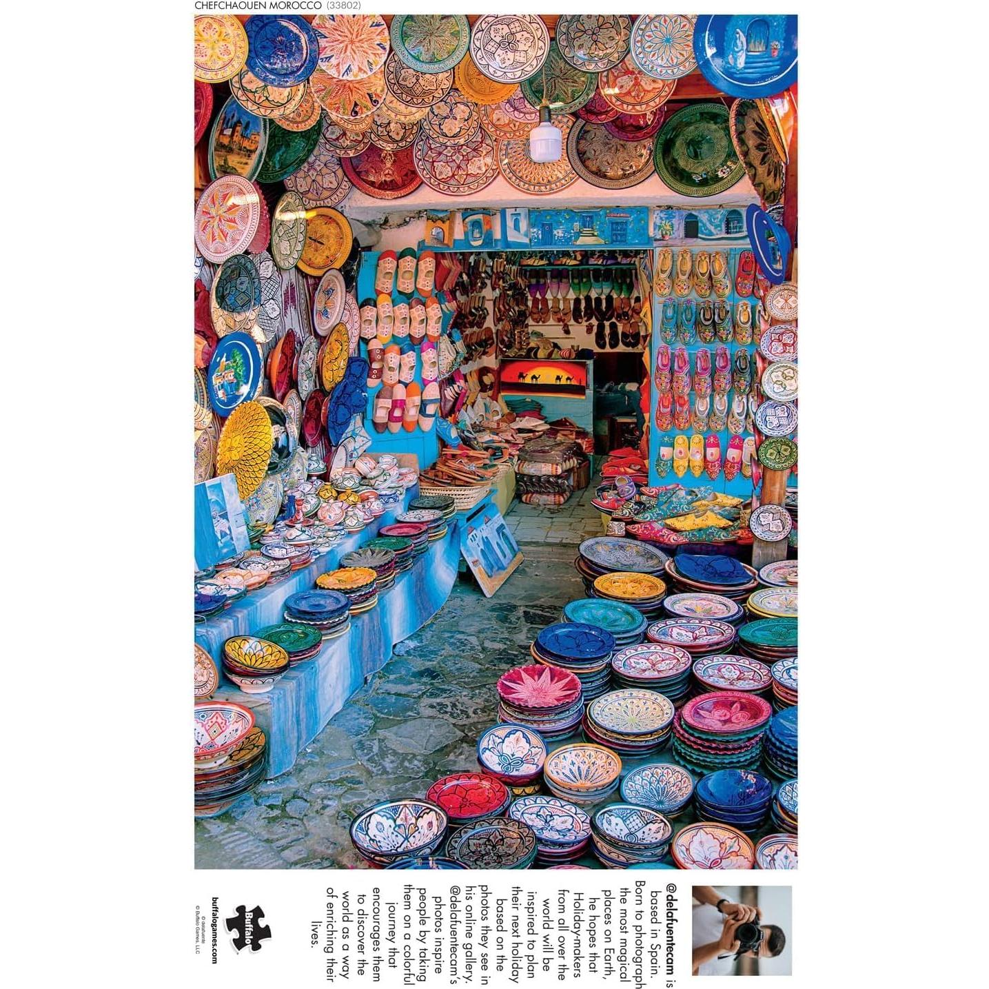 Rompecabezas 500 Piezas Buffalo Games Chefchaouen Marruecos