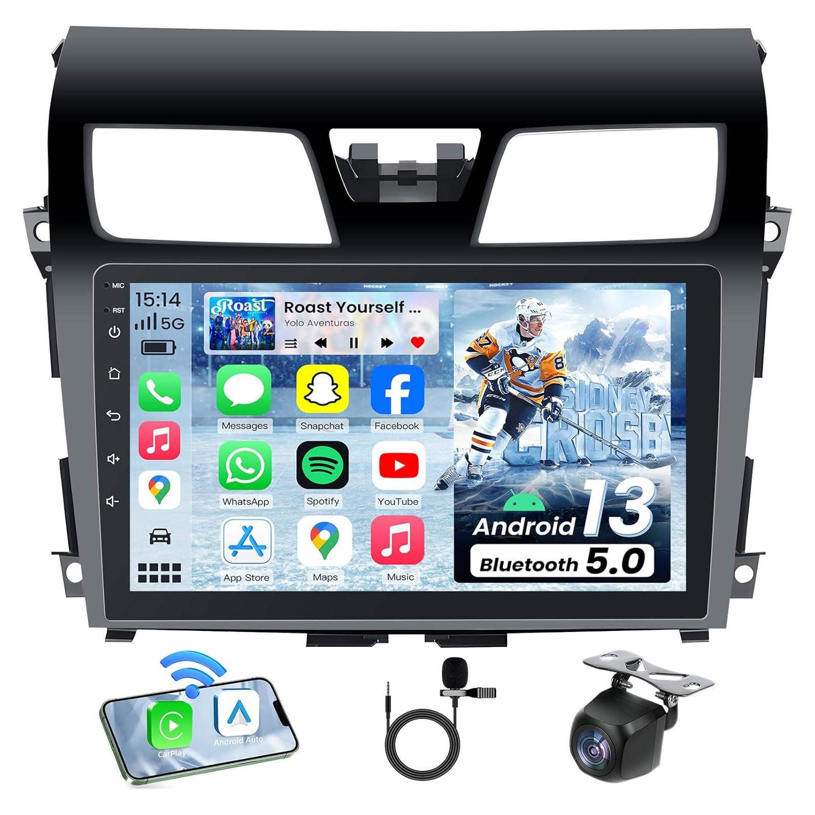 Radio Estéreo para Auto Fortdows 10.1" Android 12 Nissan Altima 2013-2015