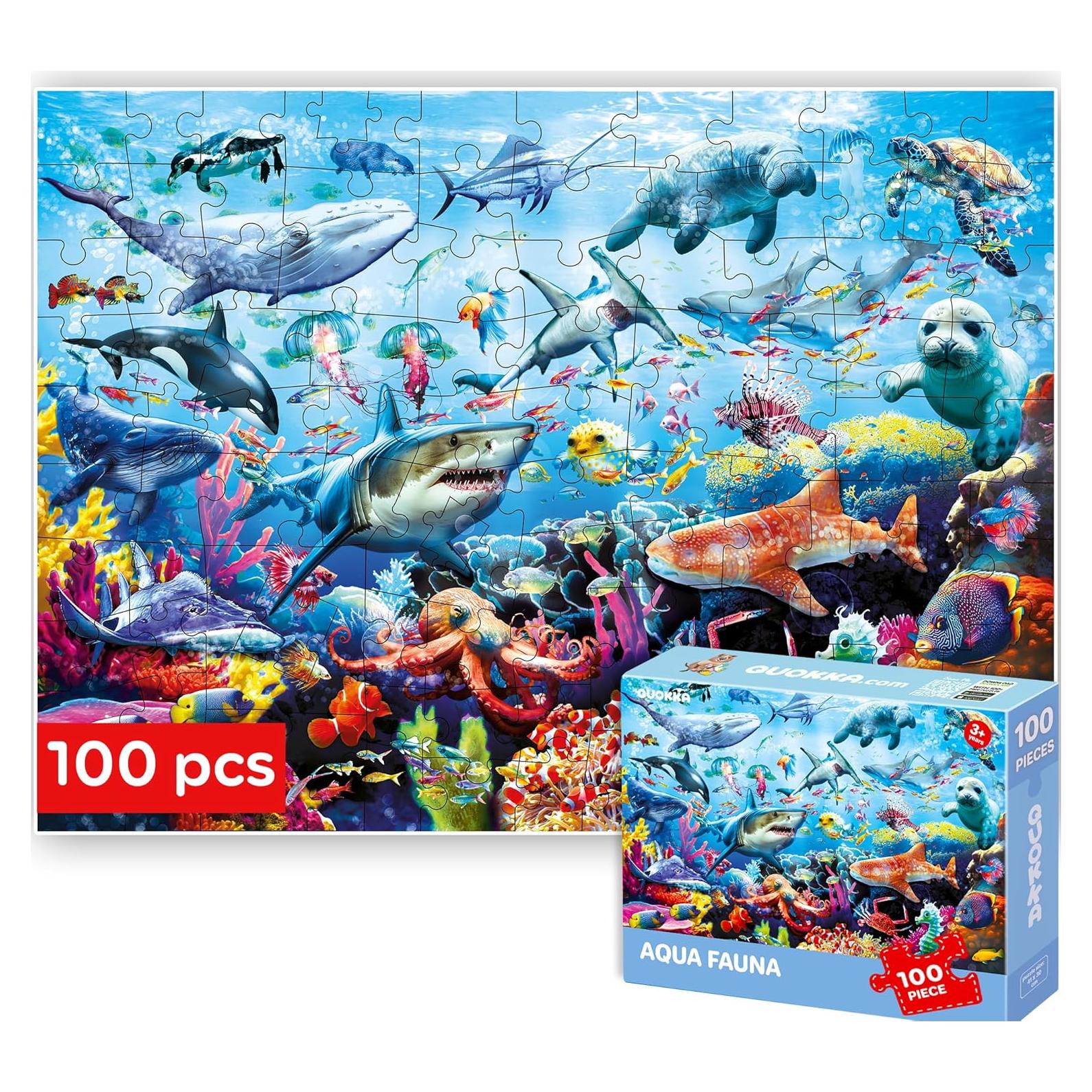 Puzzle Quokka 100 Piezas Animales del Océano 3-10 Años