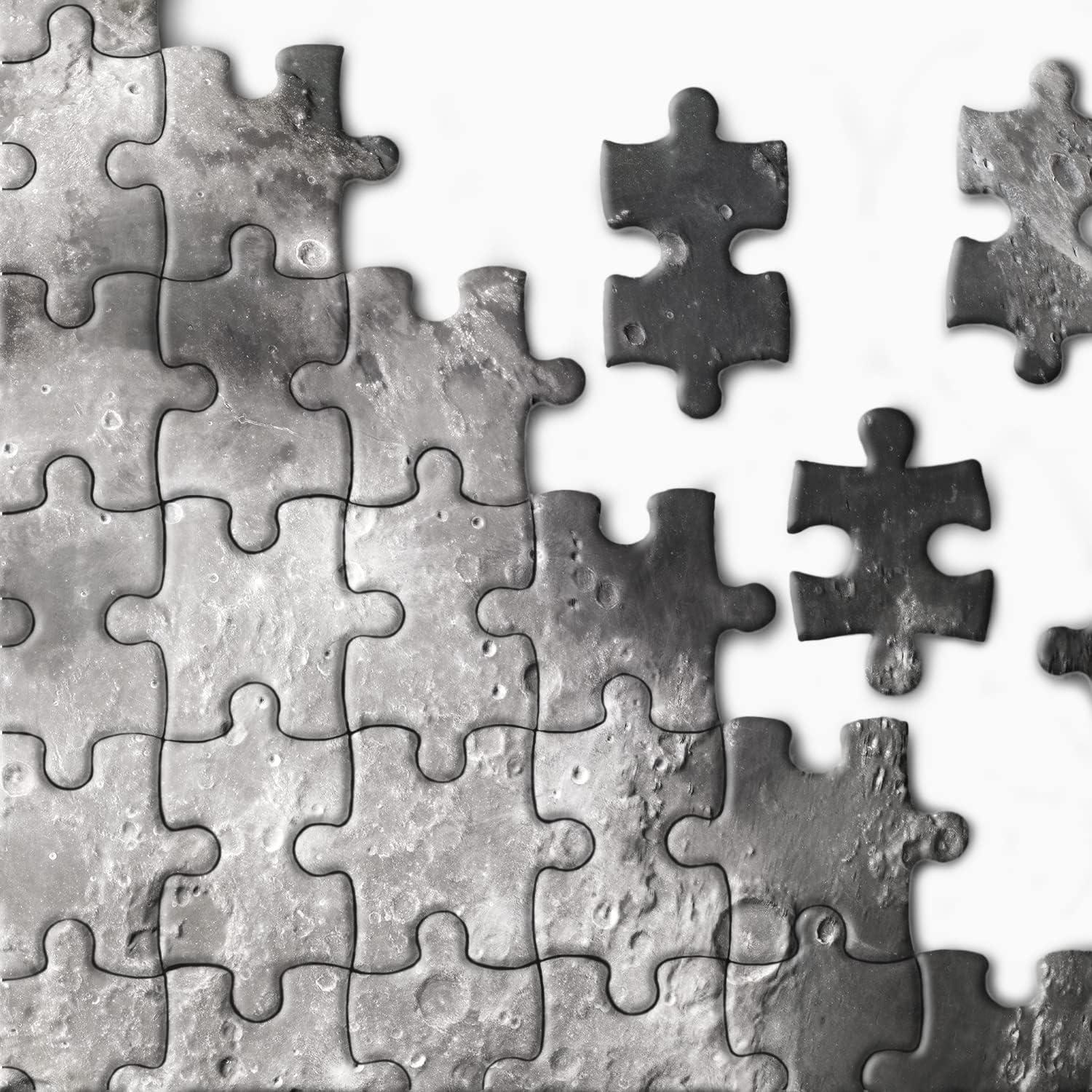 Rompecabezas Redondo Espacial BBOLDIN 1000 Piezas Luna