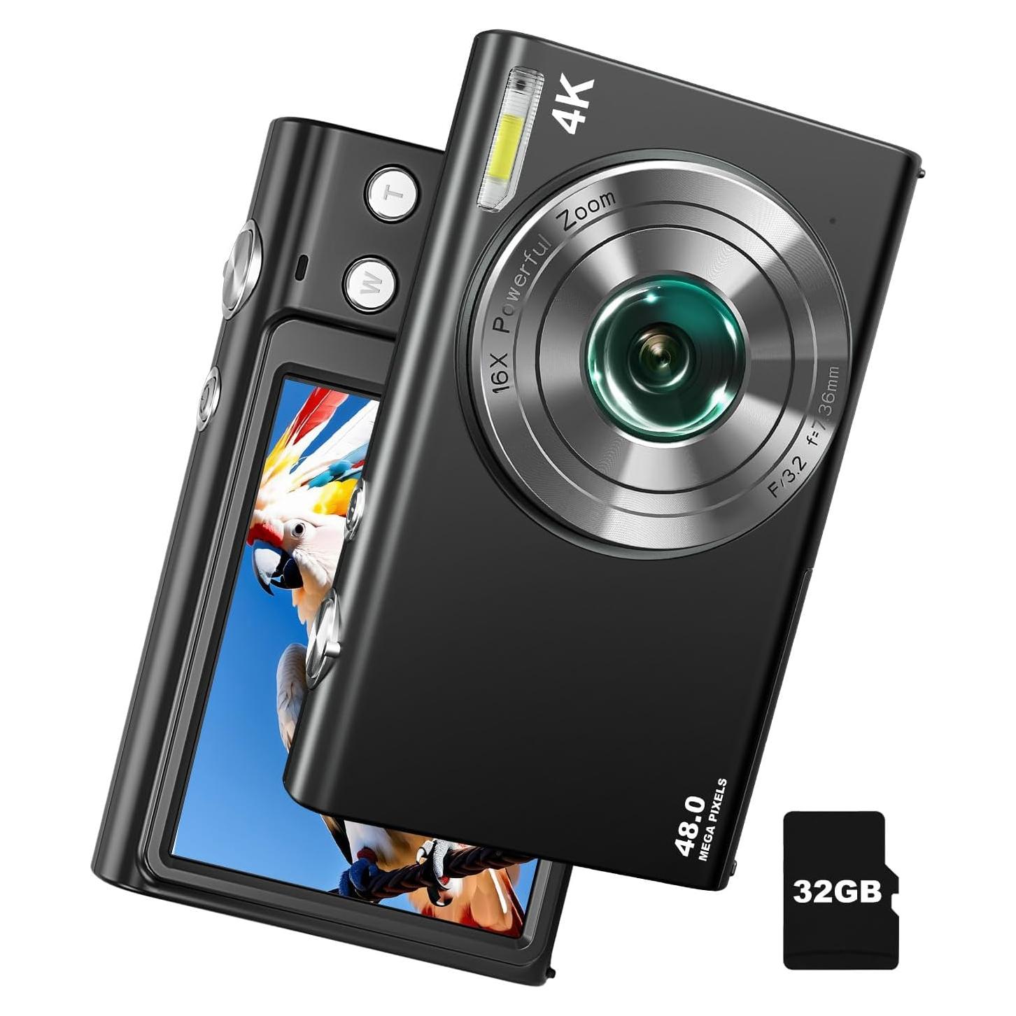 Cámara Digital 4K IGXHAVIZ DC402 48MP Compacta con Zoom 16X