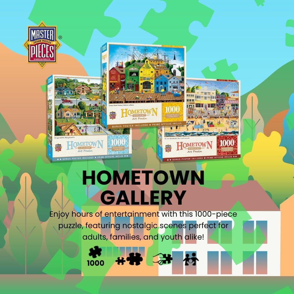 Rompecabezas MasterPieces 1000 Piezas Bungalowville 48,90x67,95cm